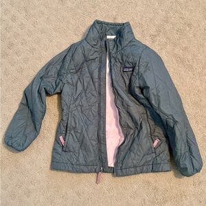 Patagonia Jacket with Gray and Pink Tones